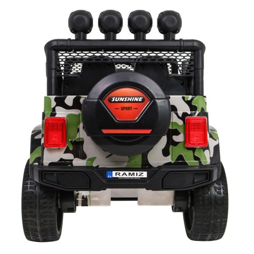 Terénne autíčko Raptor Drifter Moro + Diaľkové ovládanie + Pohon 4x4 + Úložný priestor + Pomalý štart + MP3 LED