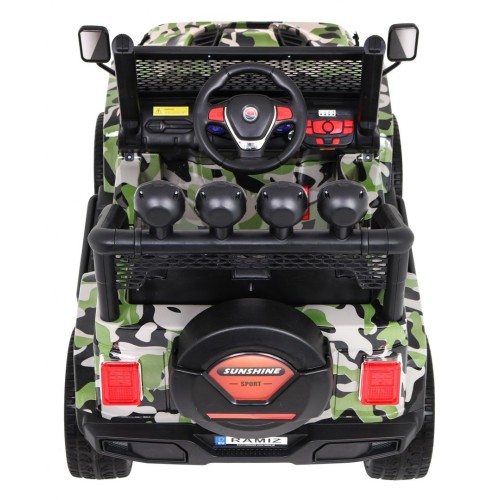 Terénne autíčko Raptor Drifter Moro + Diaľkové ovládanie + Pohon 4x4 + Úložný priestor + Pomalý štart + MP3 LED