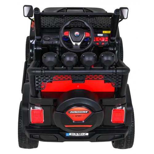 Terénne autíčko Raptor Drifter Plamene + Diaľkové ovládanie + Pohon 4x4 + Úložný priestor + Pomalý štart + MP3 LED