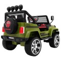 Terénne autíčko Raptor Drifter Zelené+ Diaľkové ovládanie + Pohon 4x4 + Úložný priestor + Pomalý štart + MP3 LED