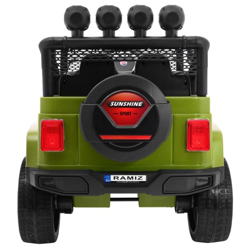 Terénne autíčko Raptor Drifter Zelené+ Diaľkové ovládanie + Pohon 4x4 + Úložný priestor + Pomalý štart + MP3 LED