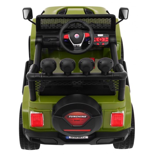 Terénne autíčko Raptor Drifter Zelené+ Diaľkové ovládanie + Pohon 4x4 + Úložný priestor + Pomalý štart + MP3 LED