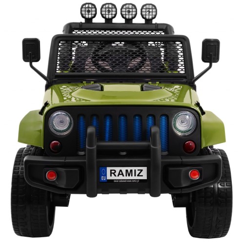 Terénne autíčko Raptor Drifter Zelené+ Diaľkové ovládanie + Pohon 4x4 + Úložný priestor + Pomalý štart + MP3 LED