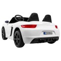 Perfecta Auto pre 2 deti Biela + Nafukovacie kolesá + Bezkefkový motor + MP3 LED + Pomalý štart