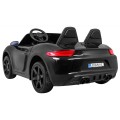Perfecta Auto pre 2 deti Čierna + Nafukovacie kolesá + Bezkefkový motor + MP3 LED + Pomalý štart