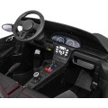 Perfecta Auto pre 2 deti Čierna + Nafukovacie kolesá + Bezkefkový motor + MP3 LED + Pomalý štart