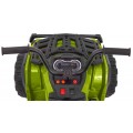 Quad ATV 2.4GHz na batériu pre deti Zelená + Diaľkové ovládanie + Kolesá EVA + Rádio MP3 + Pomalý štart
