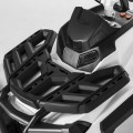 Quad ATV na batériu pre deti Biely + Kolesá EVA + Rádio MP3 + LED + Pomalý štart