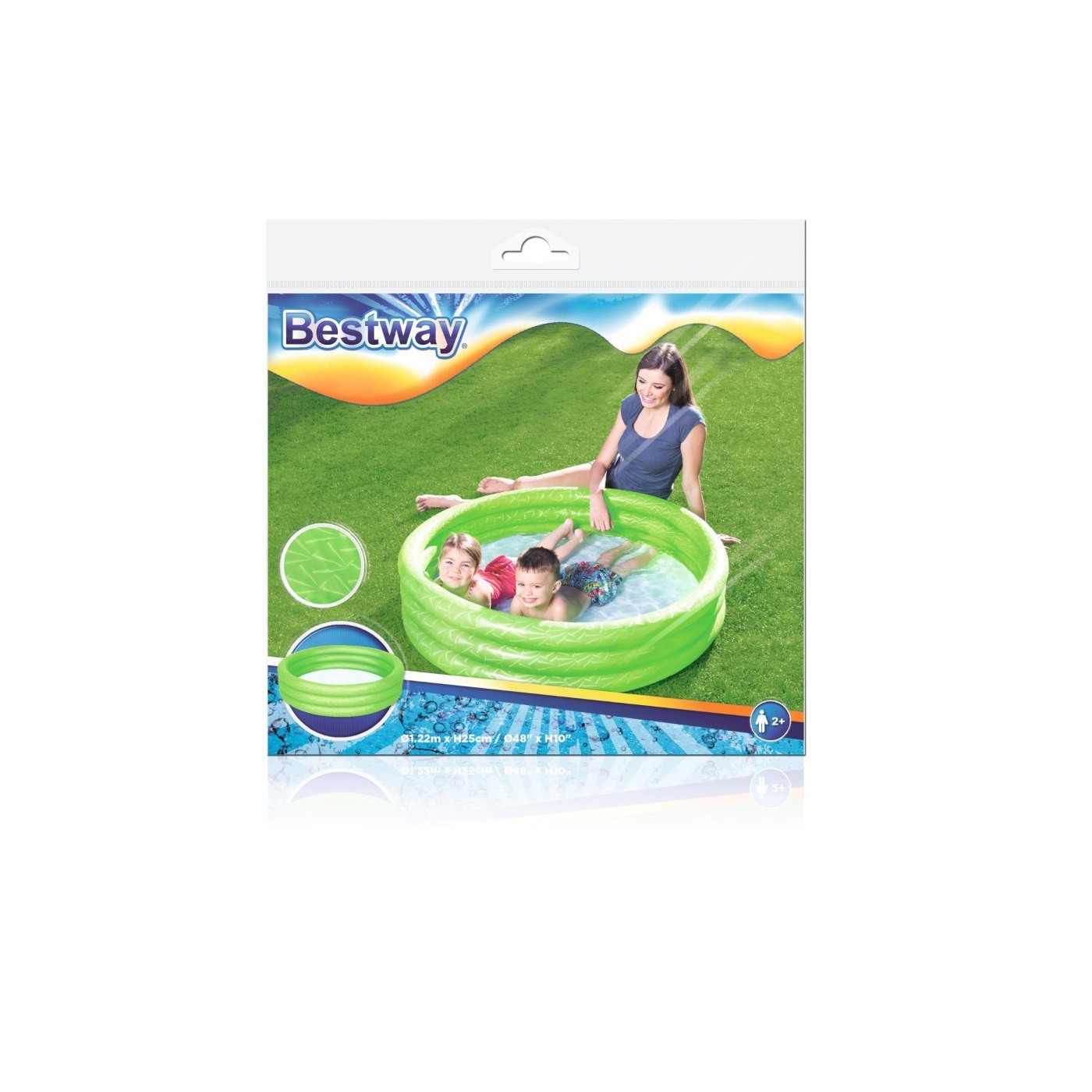 Bazén Brodík Zelený 102 25 cm BESTWAY