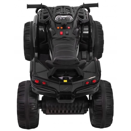 Quad ATV na batériu pre deti Čierny + Kolesá EVA + Rádio MP3 + LED + Pomalý štart