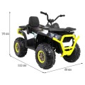 Vozidlo Quad ATV Desert Biele