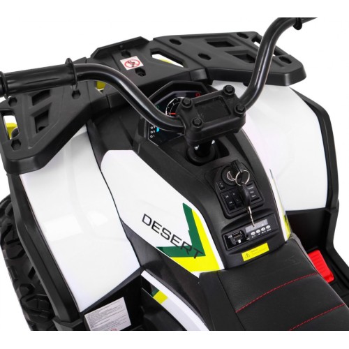 Vozidlo Quad ATV Desert Biele