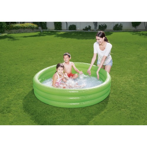 Bazén pre deti Brodík nafukovací Zelený 152x30cm BESTWAY + Opravná záplata