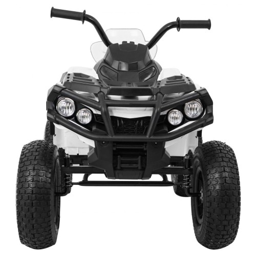 Quad ATV Air na batériu pre deti Biele + Nafukovacie kolesá + Rádio MP3 + Pomalý štart