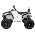 Quad ATV Air na batériu pre deti Biele + Nafukovacie kolesá + Rádio MP3 + Pomalý štart