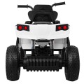 Quad ATV Air na batériu pre deti Biele + Nafukovacie kolesá + Rádio MP3 + Pomalý štart