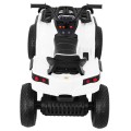 Quad ATV Air na batériu pre deti Biele + Nafukovacie kolesá + Rádio MP3 + Pomalý štart