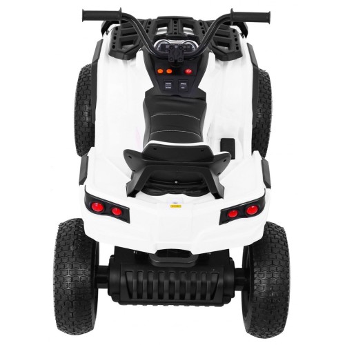 Quad ATV Air na batériu pre deti Biele + Nafukovacie kolesá + Rádio MP3 + Pomalý štart
