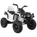 Quad ATV Air na batériu pre deti Biele + Nafukovacie kolesá + Rádio MP3 + Pomalý štart