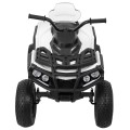 Quad ATV Air na batériu pre deti Biele + Nafukovacie kolesá + Rádio MP3 + Pomalý štart