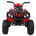 Quad ATV Air na batériu pre deti Červené + Nafukovacie kolesá + Rádio MP3 + Pomalý štart