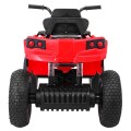 Quad ATV Air na batériu pre deti Červené + Nafukovacie kolesá + Rádio MP3 + Pomalý štart