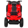 Quad ATV Air na batériu pre deti Červené + Nafukovacie kolesá + Rádio MP3 + Pomalý štart