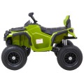 Quad ATV Air na batériu pre deti Zelené + Nafukovacie kolesá + Rádio MP3 + Pomalý štart