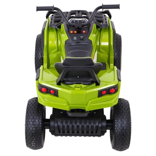 Quad ATV Air na batériu pre deti Zelené + Nafukovacie kolesá + Rádio MP3 + Pomalý štart