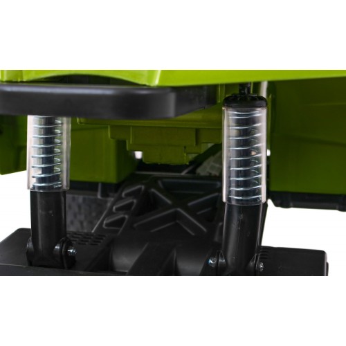 Quad ATV Air na batériu pre deti Zelené + Nafukovacie kolesá + Rádio MP3 + Pomalý štart