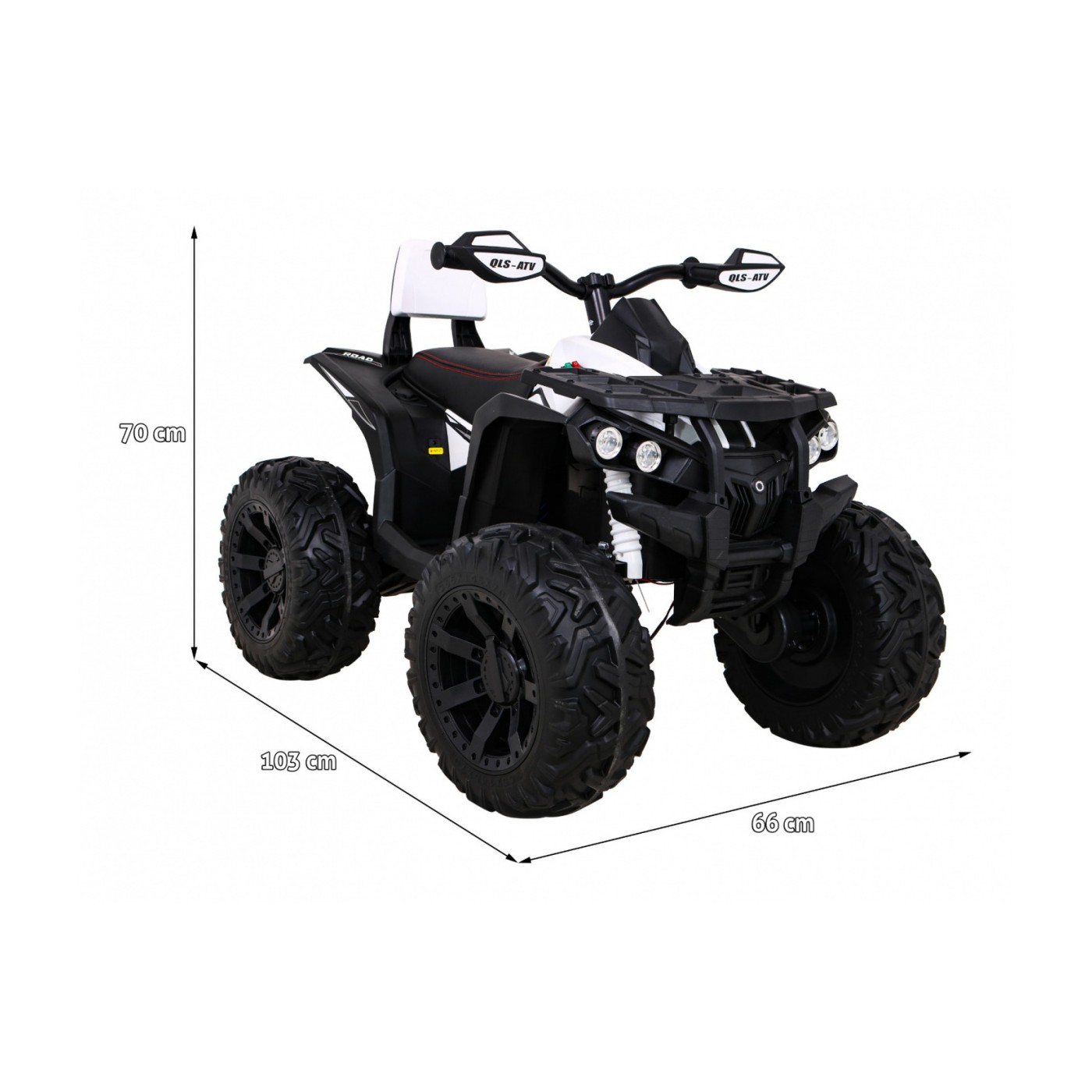 Vozidlo Quad ATV Power Biele
