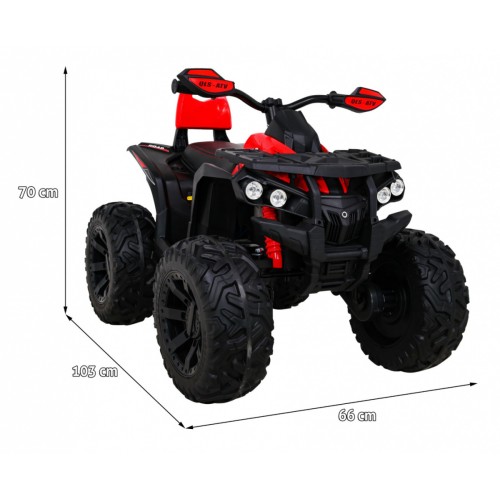 Vozidlo Quad ATV Power Červené
