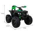 Vozidlo Quad ATV Power Zelené