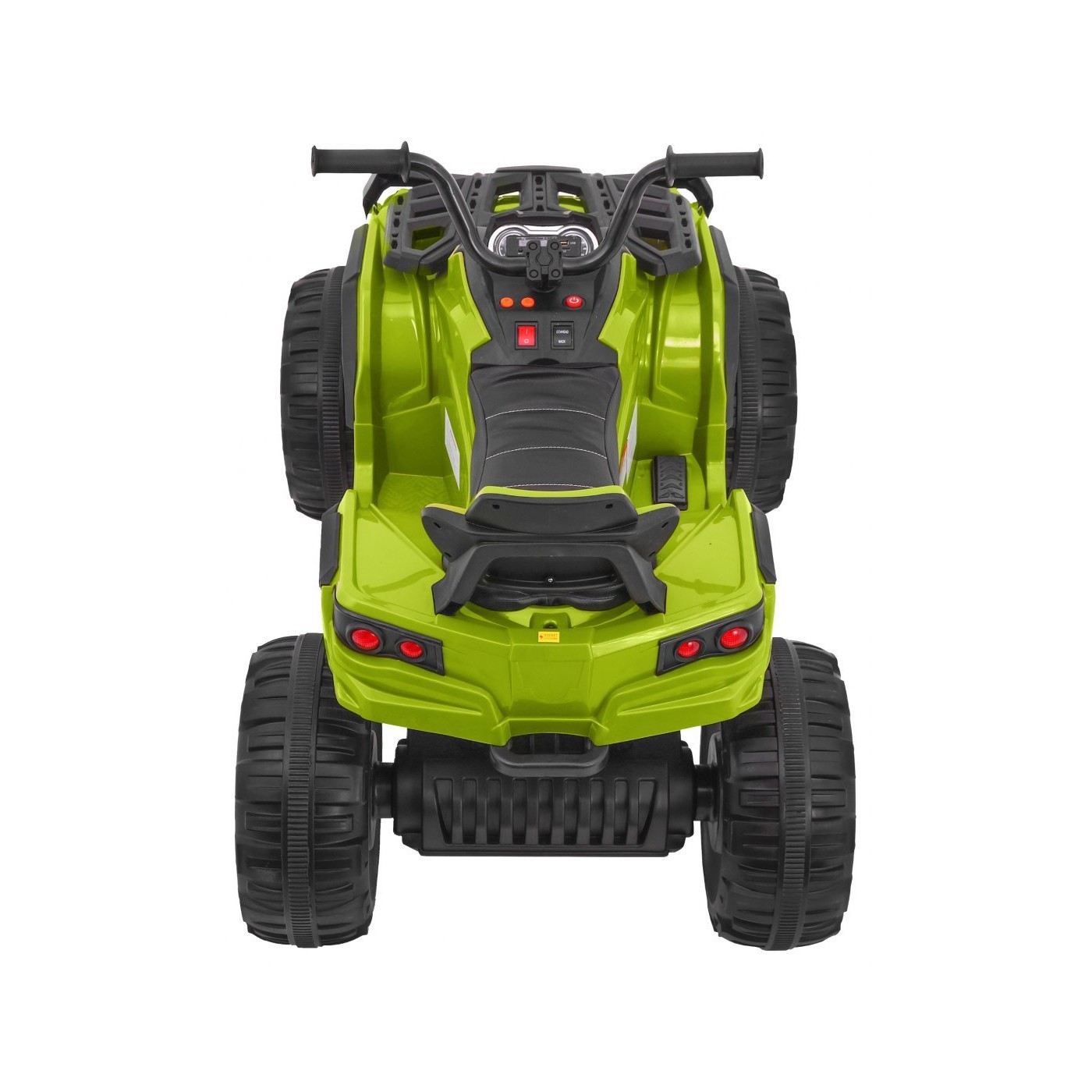 Quad ATV na batériu pre deti Zelené + Kolesá EVA + Rádio MP3 + LED + Pomalý štart.