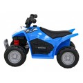 Quad Honda 250X TRX na batériu Modrá + Klaksón + LED + Ekokoža