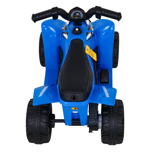 Quad Honda 250X TRX na batériu Modrá + Klaksón + LED + Ekokoža