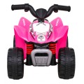 Quad Honda 250X TRX na batériu Ružová + Klaksón + LED + Ekokoža