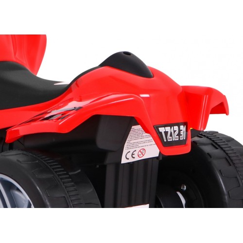 Quad Little Monster na batériu pre najmenších Červené Pohon 25W