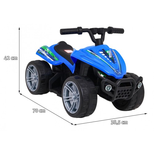 Quad Little Monster na batériu pre najmenších Modré Pohon 25W