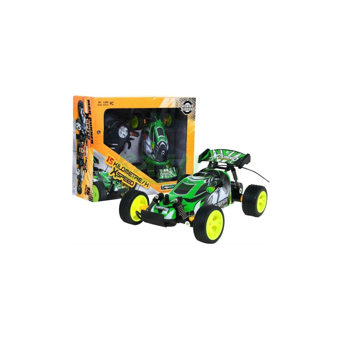 Autíčko 1 22 R C Zelené