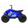Quad Lucky Seven na batériu Modré + Kolesá EVA + Pomalý štart + LED + MP3 USB