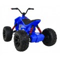 Quad Lucky Seven na batériu Modré + Kolesá EVA + Pomalý štart + LED + MP3 USB