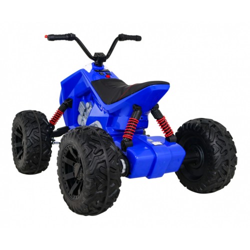 Quad Lucky Seven na batériu Modré + Kolesá EVA + Pomalý štart + LED + MP3 USB