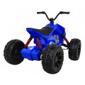 Quad Lucky Seven na batériu Modré + Kolesá EVA + Pomalý štart + LED + MP3 USB