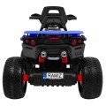 Quad Maverick 4x4 Elektrické vozidlo pre deti Modré + Kolesá EVA + Audio panel + LED