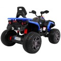 Quad Maverick 4x4 Elektrické vozidlo pre deti Modré + Kolesá EVA + Audio panel + LED