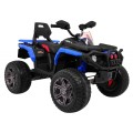 Quad Maverick 4x4 Elektrické vozidlo pre deti Modré + Kolesá EVA + Audio panel + LED