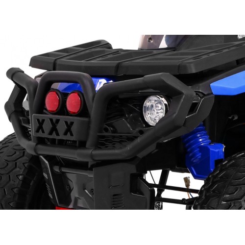 Quad Maverick 4x4 Elektrické vozidlo pre deti Modré + Kolesá EVA + Audio panel + LED
