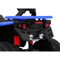 Quad Maverick 4x4 Elektrické vozidlo pre deti Modré + Kolesá EVA + Audio panel + LED