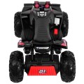 Quad na batériu Šport Run pre deti Čierny + Pohon 4x4 + LED + Rádio MP3